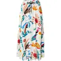 Urban Classics Viscose Højtaljet Midi-nederdel