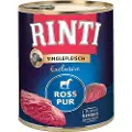 Rinti Økonomipakke: 24 x 800 g RINTI Singlefleisch - Hest pur