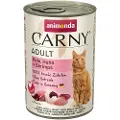 Animonda Carny Adult 6 x 400 g + Crunchy Okse & Kylling 50 g gratis! - Kalkun, Kylling & Rejer
