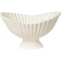 Ferm Living Frugtskål FONTÆNE 41 x 24 cm, hvid, stentøj, fast LIVING