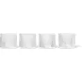 Ferm Living Vandglas RIPPLE 200 ml, sæt med 4 stk, lys, fast LIVING