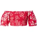 Superdry Vintage Smocked Crop T-shirt