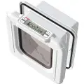 Cat Mate Mikrochip Kattelem Elite med tidsstyring - Kattelem, Hvid