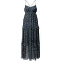 Pepe Jeans Pepe Jeanstil kvinder. PL953094 Kjole Dara Navy (M), Casual, Polyester, Blomstret, Uden ærmer/stropper, Blå