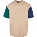Urban Classics Organic Oversized Colorblock T-shirt Med Korte ærmer