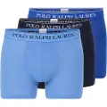 Ralph Lauren Polo Ralph Laurentil mænd. 714835885009 Pakke med 3 boxershorts i bomuld med stretch, grå (XXL), Blå, Afslappet