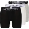 Ralph Lauren Polo Ralph Laurentil mænd. 714835887004 Pakke med tre Brief boxershorts sort, grå, hvid (S), Afslappet, Bomuld