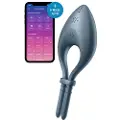 Satisfyer Bullseye - smart vibrerende penisring (grå)
