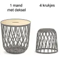 Prosperplast Uniqubo Multifunktionskurve 35/ 55l 5 Enheder