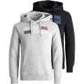 Jack & Jones Set Of 2 S Corp Hættetrøje