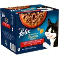 Felix Latz "Sensations" portionspose 24 x 85 g - Forskellige smagsvarianter fra landet i sauce
