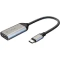 Hyper Hyperdrive Usb-c To 4k 60hz Hdmi Adapter Usb C Hdmi Rustfrit Stål