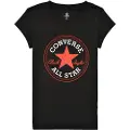 Converse Conversetil piger. 468992 Chuck Taylor All Star T-shirt sort (L), Casual, Bomuld, Korte ærmer, børnetøj