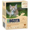 Bozita Økonomipakke: 24 x 370 g Bozita Bidder i sovs - Sovs Kitten: med kyllingesmag