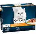 Gourmet Økonomipakke: Gourmet Perle Blandet udvalg 48 x 85 g - Udsøgte strimler i sauce