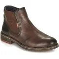 Fluchos Fluchostil mænd. F1343 Brune ankelstøvler i læder i chelsea-stil F1343 (42), Fast, 1-3 cm, Ingen, Casual, Havanna, Klassisk