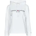 Tommy Hilfiger Tommy Hilfigertil kvinder. WW0WW31998 Heritage Hilfiger sweatshirt hvid (XS), Casual, Bomuld, Polyester