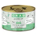 Grau Adult kornfri dåser 6 x 200 g - Kalkun & Lam
