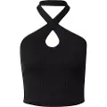 Urban Classics Rib Knit Crossed Neckholder Ærmeløs Top