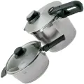 Fissler Trykkoger VITAVIT PREMIUM, sæt med 2 stk, 6 l og 3,5 l, Fissler