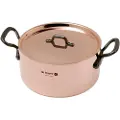 De Buyer Gryde PRIMA MATERA 20 cm, med låg, kobbers, de Buyer