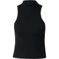 Urban Classics Short Rib Knit Turtleneck ærmeløs T-shirt