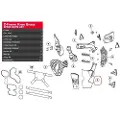 Leatt C-frame Pro Right Lower Skinneplade