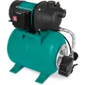Vonroc Husvandværk - Vandpumpe - hydrophor pumpe / Automatisk pumpe | 19L Tank | Rustfri stål | sæt med trykafbryder - 800W | 3300l/h