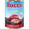 Rocco Junior 6 x 400 g - Okse + calcium