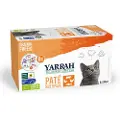 Yarrah Bio Pate multipakke 8 x 100 g - Pâté-mix