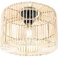 QAZQA Oriental loftslampe rattan - Maud