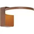 QAZQA Moderne udendørs væglampe rustbrun inkl. LED IP54 - Esmee