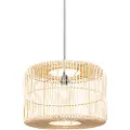 QAZQA Oriental Pendellampe Rattan 45 cm - Maud