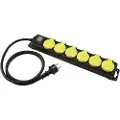 Eurolite IP44 Rated 6 Gang Extension Lead 1.5m