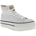 Victoria Victoriatil kvinder. 1061101 Trainer Amsterdam hvid -platformshøjde: 4.5cm (35), Stof, Fast, Blonder, Casual