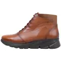 Fluchos Fluchostil kvinder. F1358 Bona F1358 ankelstøvler i læder brun (38), Fast, 1-3 cm, Blonder, Casual