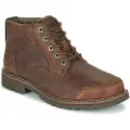Timberland Timberlandtil mænd. TB0A2NGCV131 Mørkebrune Larchmont chukka-støvler i læder med snørebånd midt på læggen (50), Fast, Blonder, Casual, Bæred