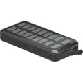 Goobay Hurtig Solcelle Powerbank 20000mAh - USB-C, USB - Sort