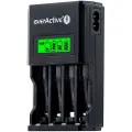 EverActive NC-450 Batterioplader - 4x AAA/AA - Sort