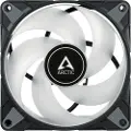 Arctic P12 Pwm Pst Argb 0db 120mm Pwm Pst Argb 0db Ventilator Hvid, Sort