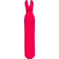 Happy Rabbit Bullet - genopladelig kanin stavvibrator (pink)