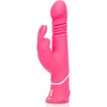Happy Rabbit Thrusting - genopladelig thrust vibrator med klitorisarm (pink)