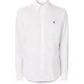 Ralph Lauren Polo Ralph Laurentil mænd. 710772290003 Custom Fit Oxford skjorte hvid (S), Casual, Bomuld, Lange ærmer