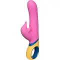 Huismerk Copy Dolphin - roterende vibrator med klitorisarm (pink)