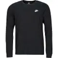 Nike Langærmet Nike Sportswear Club-T-shirt til mænd - sort