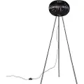 QAZQA Moderne gulvlampe tripod sort - Zoë