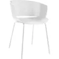 Kave Home - Stol Yeray, 4-pak - Hvid - Spisestole - - Homeroom