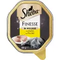 Sheba bakker 22 x 85 g - Finesse Mousse: Kylling