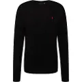 Ralph Lauren Polo Ralph Laurentil mænd. 710775885012 Bomuldstrøje i sort ecru strikket jersey (XS), Casual