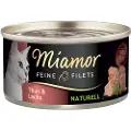 Miamor Økonomipakke: 24 x 80 g Miamor Fine Fileter Naturel - Tun & Laks
